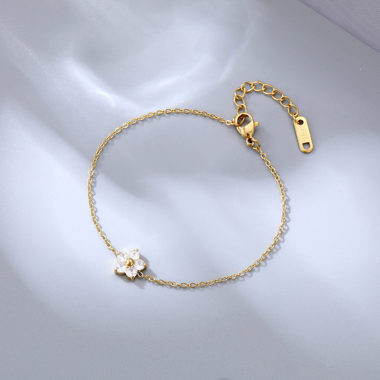 Flower Gem Bracelet