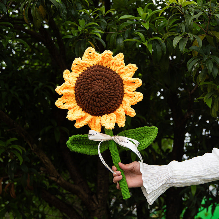 Giant Handmade Knitted Flowers