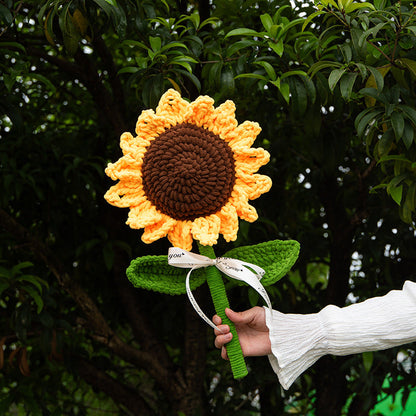Giant Handmade Knitted Flowers
