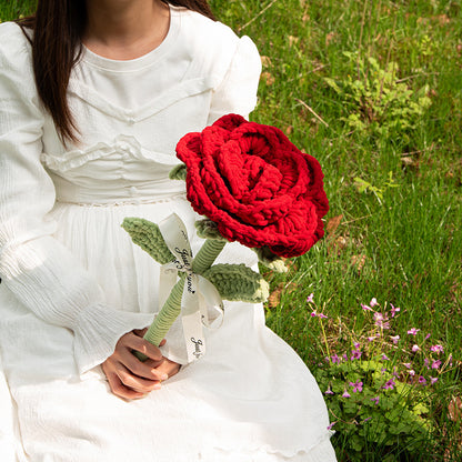 Giant Handmade Knitted Flowers