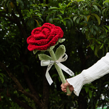 Giant Handmade Knitted Flowers